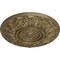 Ekena Millwork Whitman Ceiling Medallion (For Canopies up to 3 3/4"), 13"OD x 1 3/8"P, Mississippi Mud Crackle CM13WHMMC - alternate 4